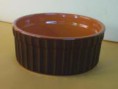 Tegame rigato in coccio diam.18/Ribbed pan diameter 18 cm.